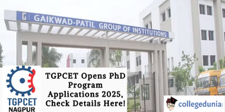 TGPCET Opens PhD Program Applications 2025, Check Details Here!